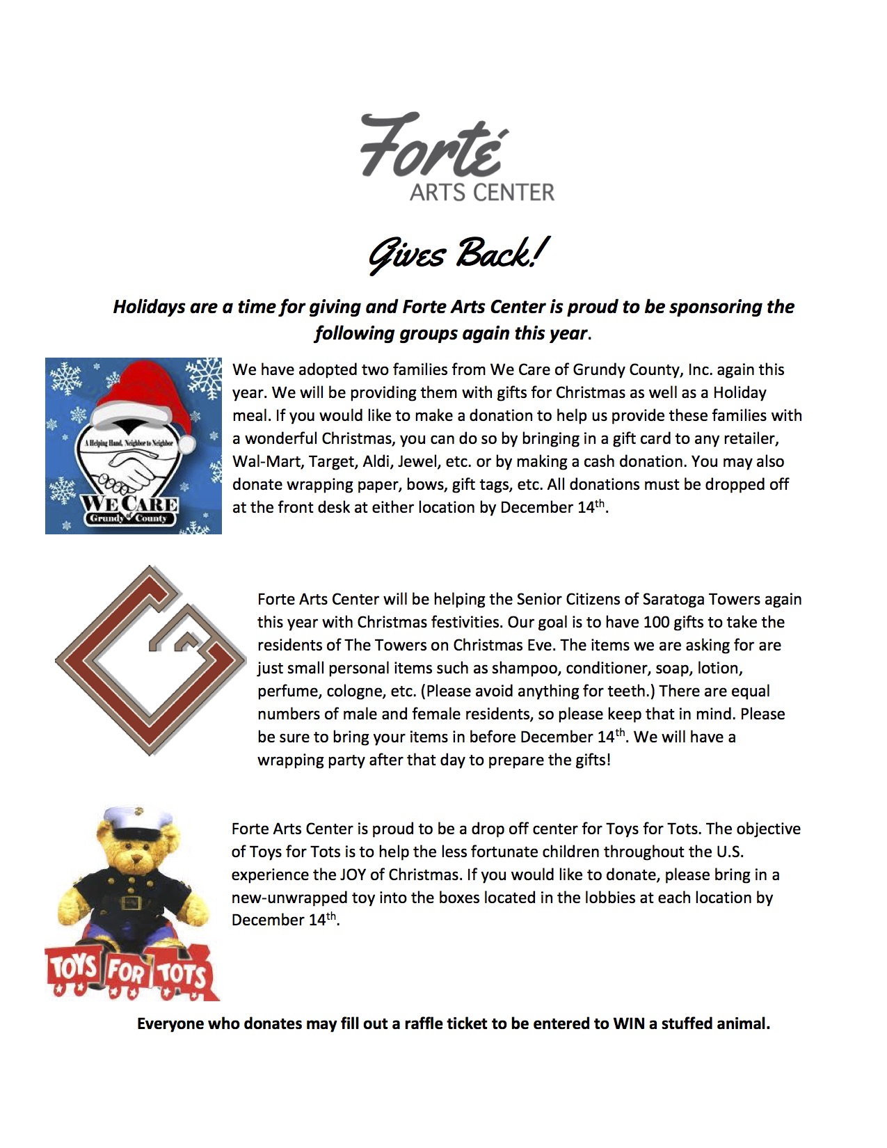 Forte Gives Back 2016